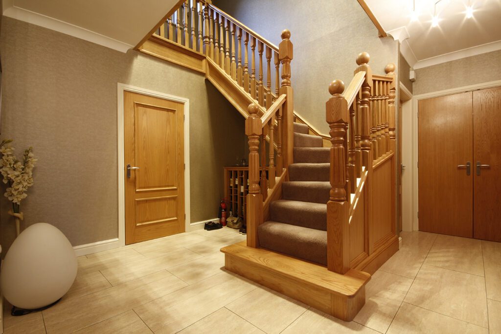 All wood staircases